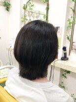 黄ぐまくん美容室 メンズ ミディアムレイヤー