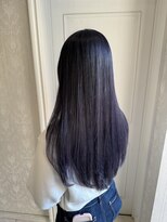 ヘアスタジオ アルス 御池店(hair Studio A.R.S)&nbsp;ロングレイヤー 韓国レイヤー ダークラベンダー 20代30代