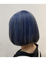 ココ 本八幡(KOKO)&nbsp;黒髪クラゲヘアーオリーブグレー小顔ココアベージュ丸型卵型ボブ