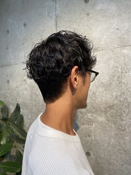 レンゲン(LENGEN) 束感刈り上げビジネス七三ツーブロックアップバング１２３８