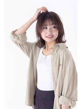 ブリング バイ スノードロップ 吉祥寺(BRING by Snowdrop) 黒髪/グレーベージュ/レイヤーロング/前髪パーマ/吉祥寺