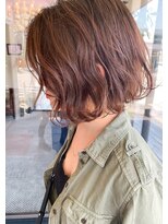 ネイク(Nake)&nbsp;ボブ/簡単スタイリング/ピンク/レイヤーカット