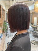 切りっぱなしボブ