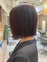 ヘアリゾート粋 トゥジュ 池袋東口店(tujuh)&nbsp;切りっぱなしボブ