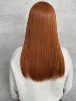 ルノン(LUNON)&nbsp;オレンジ/オレンジベージュ/ダブルカラー/ブリーチ/髪質補修