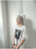 ケアブリーチでダメージ最小限！ホワイト系カラー