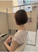 ミニボブ☆ハニーベージュ☆耳掛け