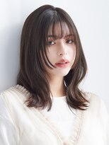 オーバーヘアー 長岡京店(over hair)&nbsp;【over hair】暗髪カラー×外ハネミディアム