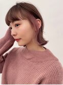 大人ガーリーチョコレートモードプリカールインナーカラー原宿