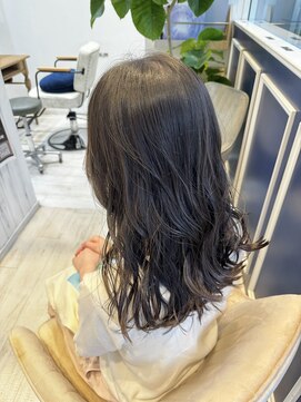 アンソル オブ リシェール(N'SOL of RICHAIR) 前髪/アンブレラカラー/こなれミディ/イメチェン/ウェーブパーマ