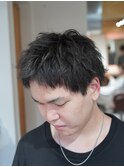 スパイキーショート ニュアンスパーマ 無造作スパイキー