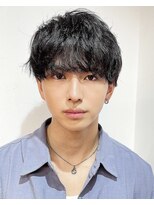 フイ 新宿3丁目(Hui)&nbsp;ハイトーンカラー/マッシュパーマ/アースカラー/men's/