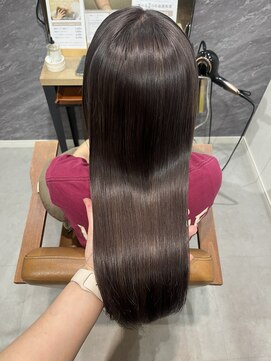 テラスヘア 三条(TERRACEhair) 髪質改善艶カラーラベンダーグレージュ