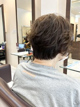 ルセ イノベーション 白岡本店(Ruse innovation) 【10月】ショートボブゆるふわパーマ♪