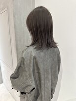 ヨーク(YOKE)&nbsp;YOKE 切りっぱなしボブ外ハネボブ結べるボブアッシュグレージュ