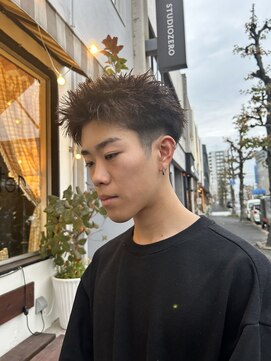 チャプター 問屋町(chapter) スパイキーショートピンパーマツイストスパイラル眉毛カット岡山