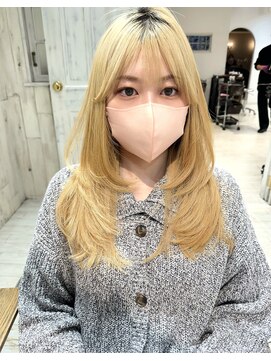 レイラバイアフロート 吉祥寺(Lila by afloat) レイヤーカット/顔まわりカット/おくれ毛カット/ワンカール