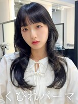 アミー 池袋(Ammy)&nbsp;himeri/韓国風パーマ/コテ巻き風パーマ/レイヤーカット/池袋