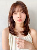 ハイライトカラー艶感20代30代40代◎美髪くびれヘアうる艶髪
