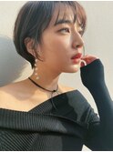 本厚木☆丸みマッシュボブ前髪ありフェザーショート☆ヘッドスパ