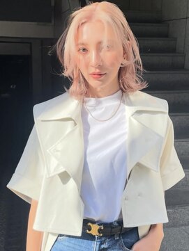 ラキング ギンザ トウキョウ(LAKING GINZA) くびれヘア/アプリコットオレンジ/夏/ハイライトカラー[銀座駅]