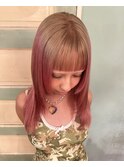 ハッシュカットハイトーンルーツカラーハイレイヤー