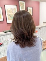 ムーン(moon)&nbsp;ミディアムヘア/暗めカラー/グランマッシュ/武蔵小杉