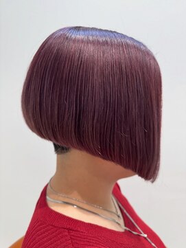 フレックスターバン(flex Turban) ピンク前下がりボブ