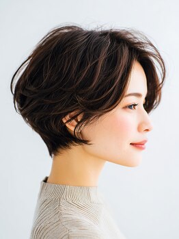 骨格や髪質に合わせて360°美しいスタイル♪イルミナカラー＋ハイライトでオシャレに☆【南浦和/ショート】