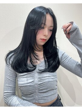 シェノン サントル(CHAINON CENTRE) 梅田/黒髪/クラゲヘアー/オリーブグレー/小顔/ココアベージュ