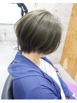 ヘアテリア リュウ 大塚(hair teria ryu) ショートボブ/オリーブブラウン