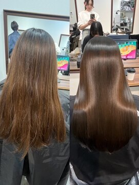 エッセンシア 表参道店(ESSENCIA) 【髪質改善/縮毛矯正/トリートメント】お客様Before After