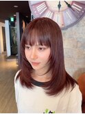 【四条烏丸】ツヤ髪カシスピンク×レイヤー