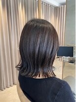 ロージーバイフーガヘアー 元住吉店(Rosy by FUGAhair) 外ハネボブ/外ハネミディアム/前髪あり/おくれ毛