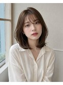 【小顔見せ】前髪ありひし形シルエットレイヤーカット30代40代