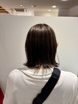アズールサン 草加西口店(azule-sun)&nbsp;ナチュラルハイライトカラー,グレージュ,外ハネ,ボブ【草加】