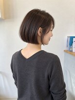 リノ 寺田町南口店(rino)&nbsp;艶ラインのミニマルボブ