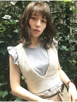 リタ(Lita)&nbsp;ウエーブミディ×ミルクティーベージュ