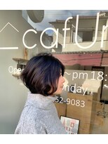 カフネ(cafUne)&nbsp;丸みと動きのグラデーションボブ