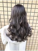 大人気の透けカラー!!暗くても透明感がすごいグレージュ