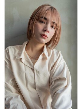 ブエナビスタ(BUENA VISTA) ☆BUENAVISTA☆丸みボブ/オレンジカラー/内巻きボブ