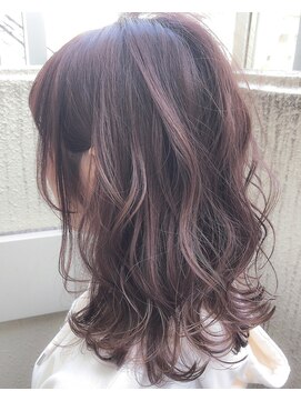 パクタ(PAcuTA.) PAcuTA. ブリーチなしダブルカラー　ピンクベージュ