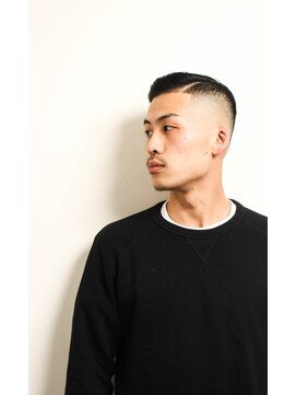 レンゲン(LENGEN) 束感刈り上げビジネス七三ツーブロックアップバング264