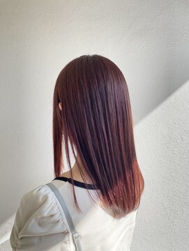 アクイール(ACCUEILLIR) ピンク×ブラウンカラー