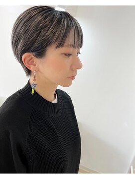 シーナ(scena) ブラックメッシュショート