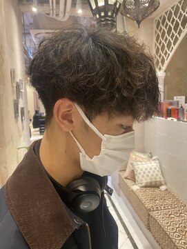 ロンドガルマン 名古屋(Lond GULLMAN) 【LondGULLMAN KAZU】波まきスパイラル　パーマ　MEN'SHAIR