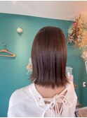 切りっぱなしボブ