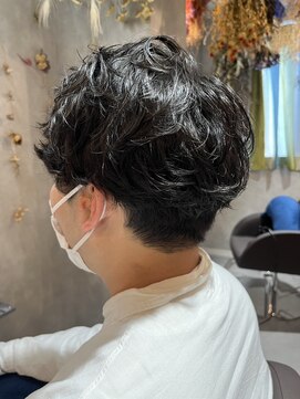 お花と犬と美容室 ナチュラルパーマ