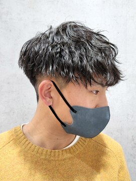 ヘアガーデン オフ(hair garden off) ショートマッシュ×波巻きスパイラルパーマ