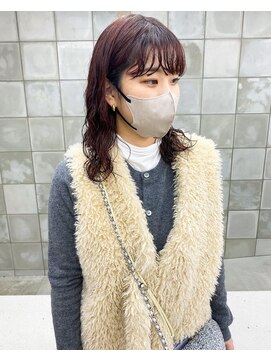 トゥコ(tuco) ミディアムパーマ　暖色カラー　ミディアム　パーマカラー